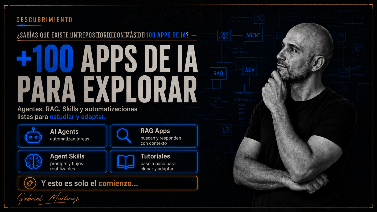 ¿Sabías que existe un repositorio con más de 100 apps de IA? — Investigación verificada por Gabriel Martínez